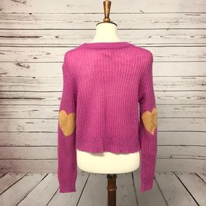 Anthropologie Heart Sweater